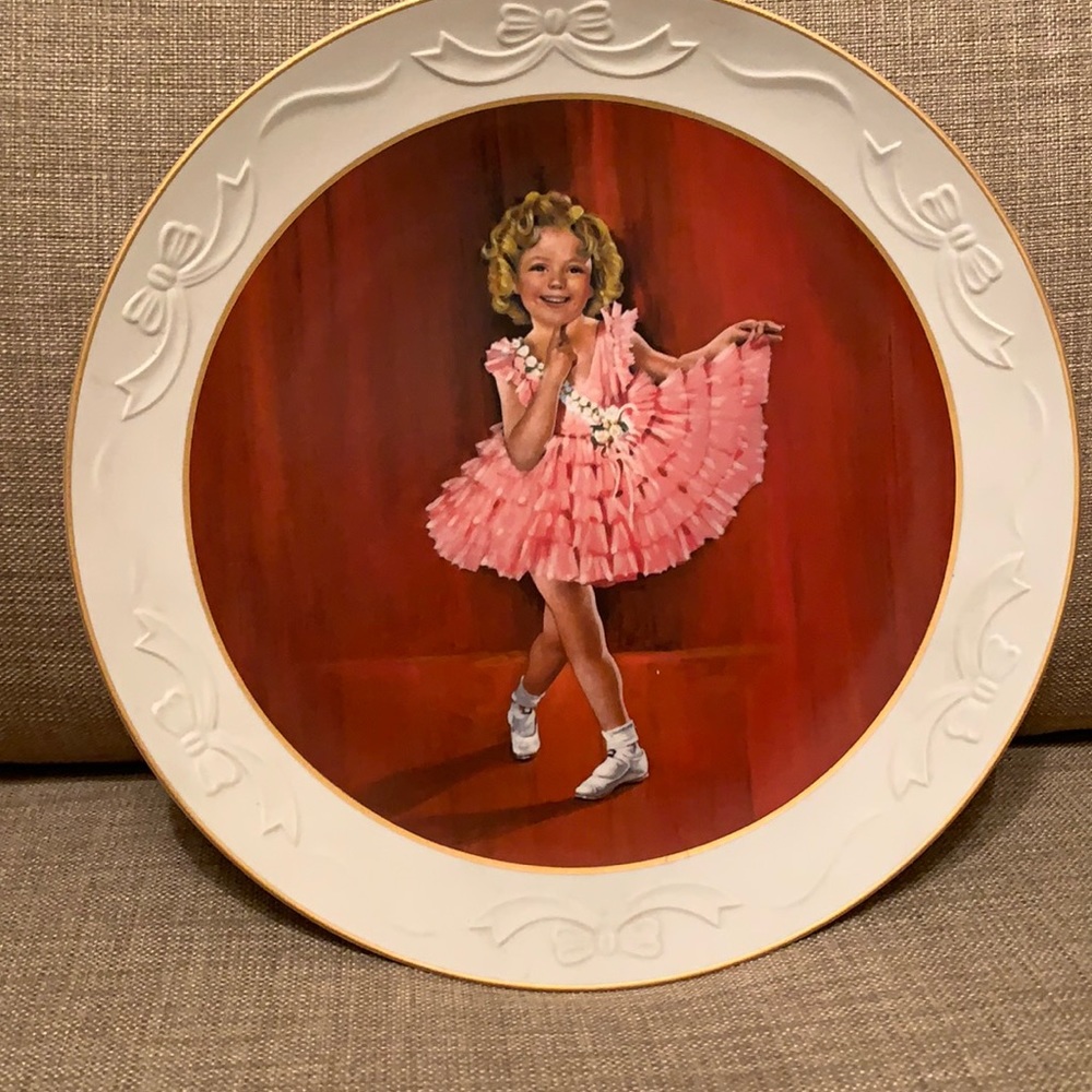 Shirley Temple Collector Plate-Take a Bow